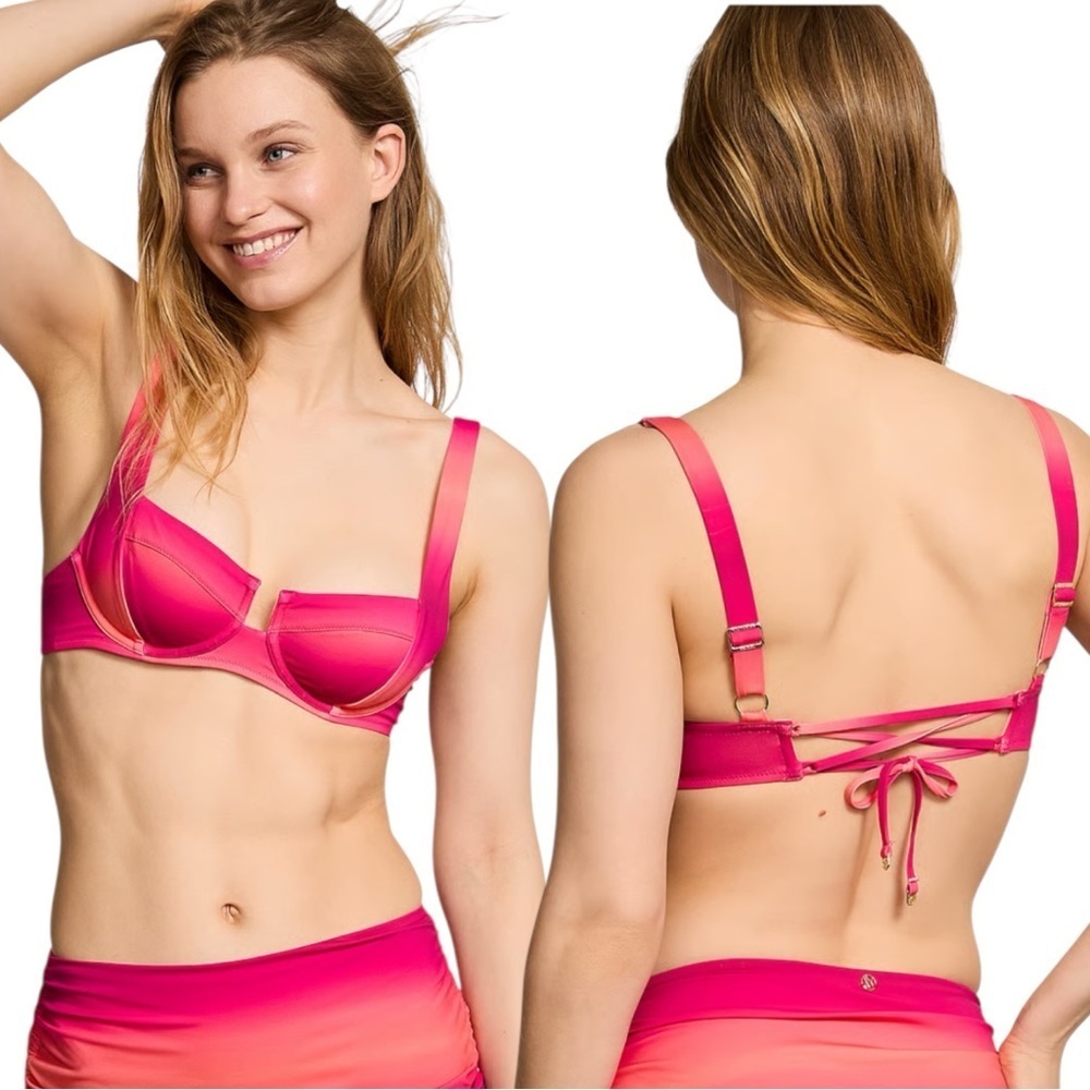 VICTORIA'S SECRET SUNRISE OMBRE ESSENTIAL FULL COVERAGE UNDERWIRE BIKINI TOP